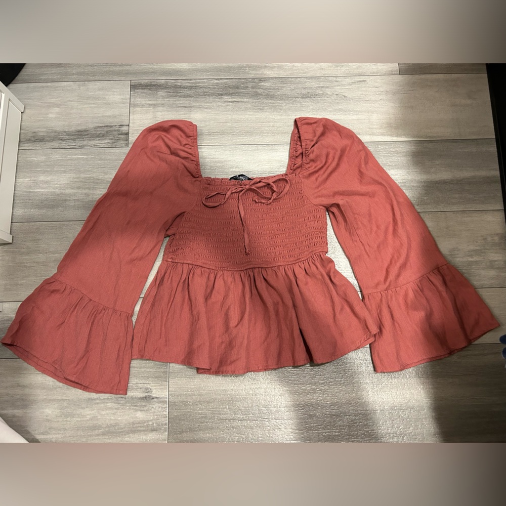 Ash and Violet top